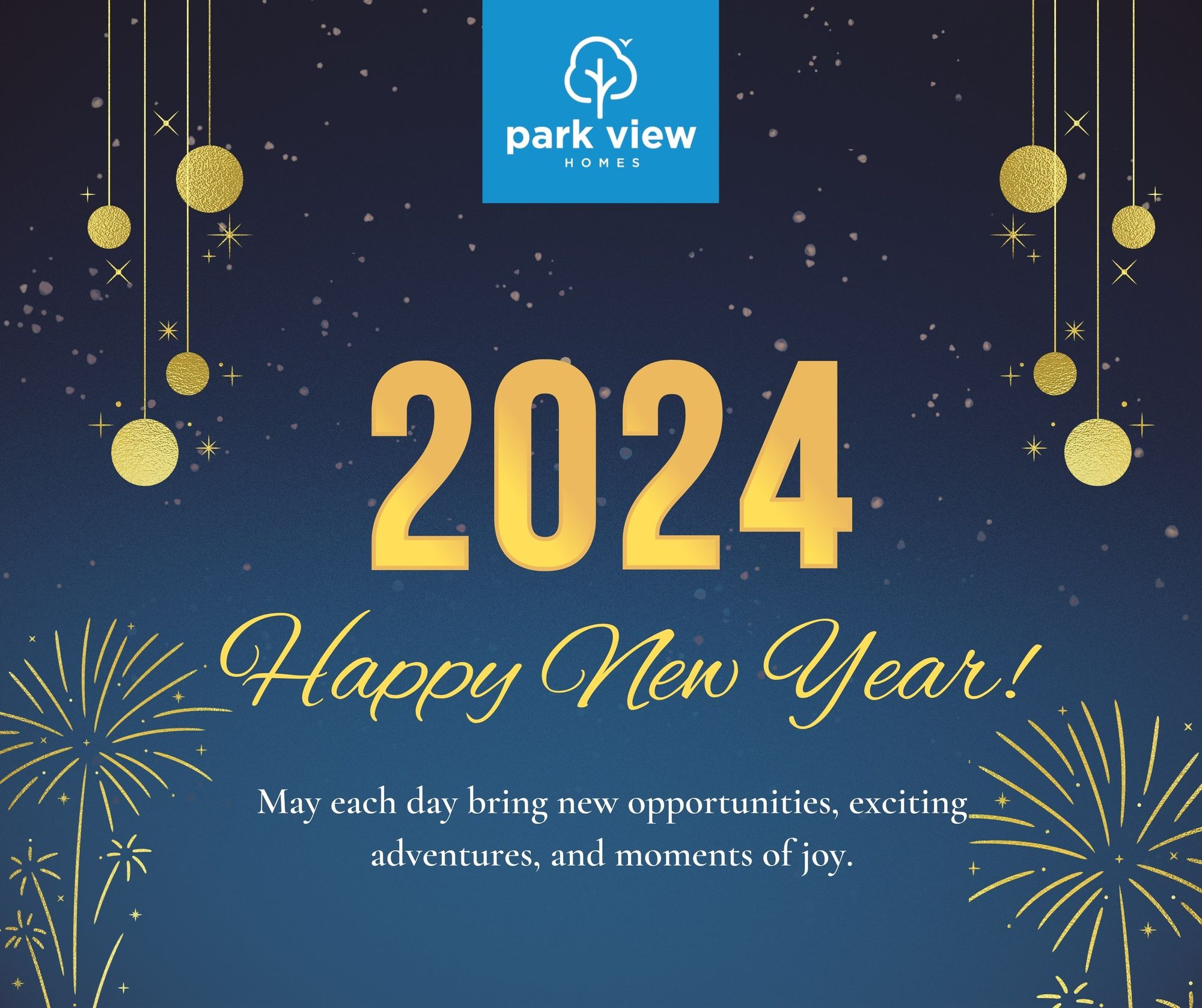 🎉 Happy New Year from Park View Homes! 🌟