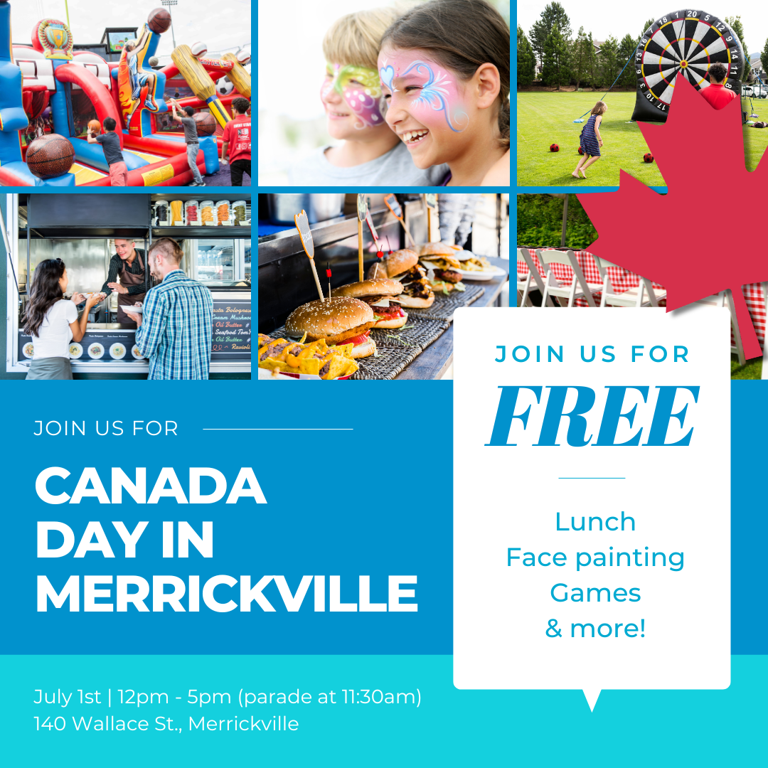 Canada Day in Merrickville - there's no better way to spend the day!